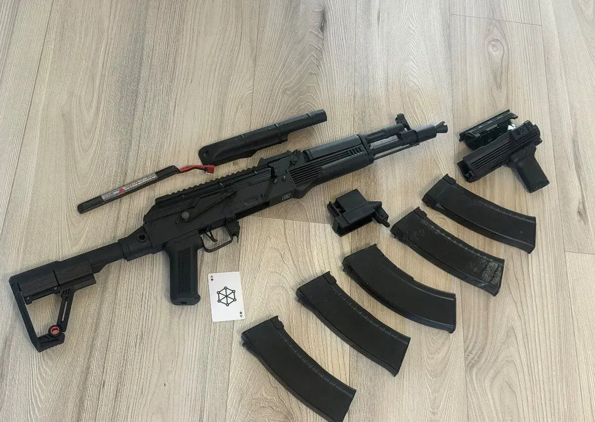 Airsoftová zbraň SA-J80 upgrade