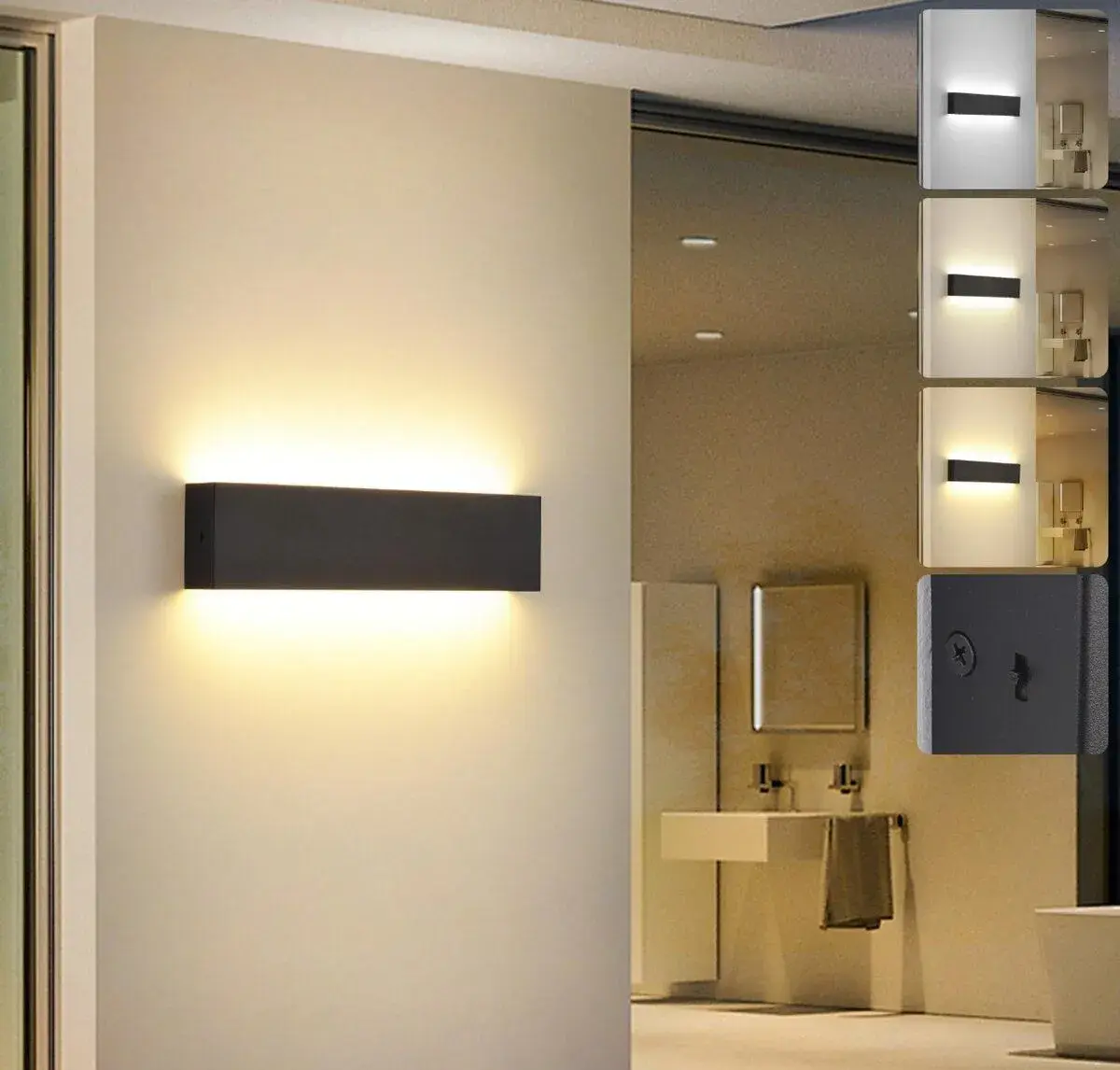 LED nástenné svietidlo KUKAK 10 W, nástenné svietidlo 3000K