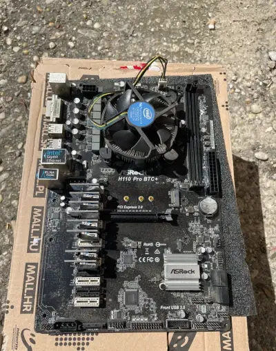 ASRock H110 Pro BTC+ + Intel CPU