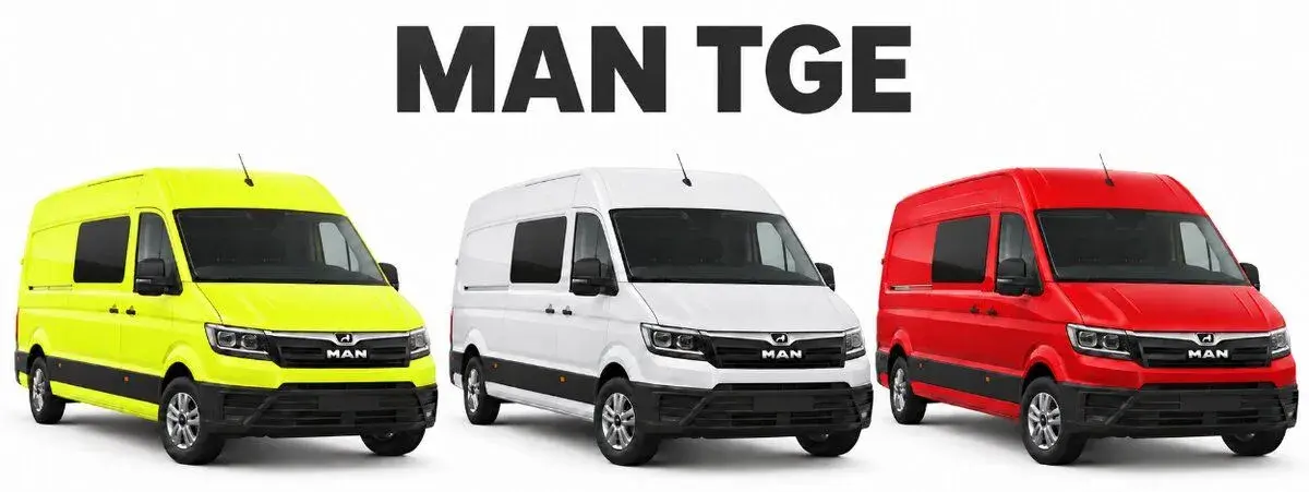 MAN TGE 4.180 4x4 farbu upravim podla želeania