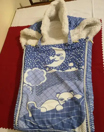 Retro detský fusak Bonex s motívom mačky a mesiaca – sta