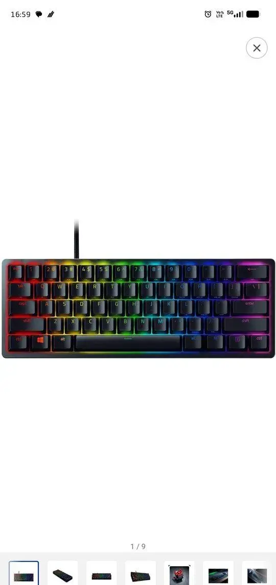 Razer Huntsman Mini, Optical Red – US INTL