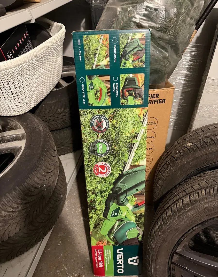 AKU nožnice na živý plot VERTO 18V 510mm NOVÉ