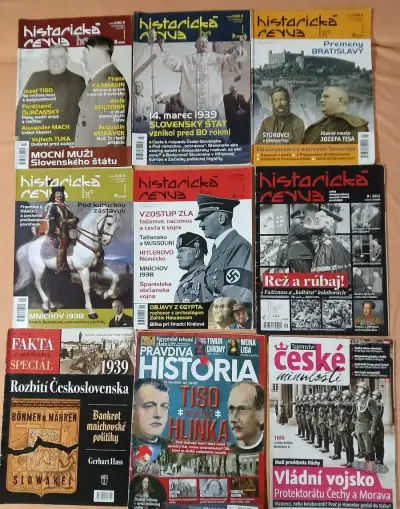 Historické knihy,futbalove a hokejove časopisy