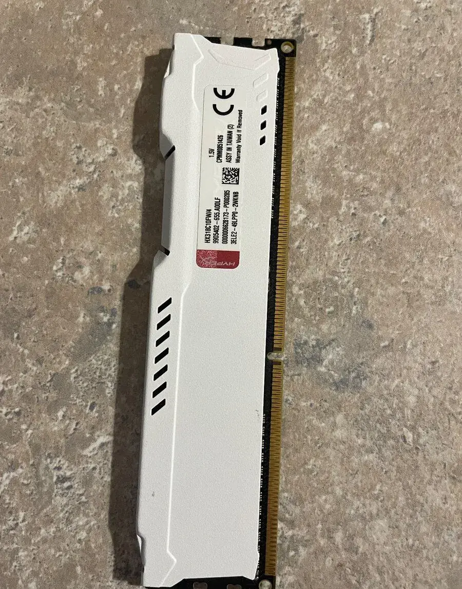 RAM Kingston HyperX Fury White 4GB DDR3 1866MHz