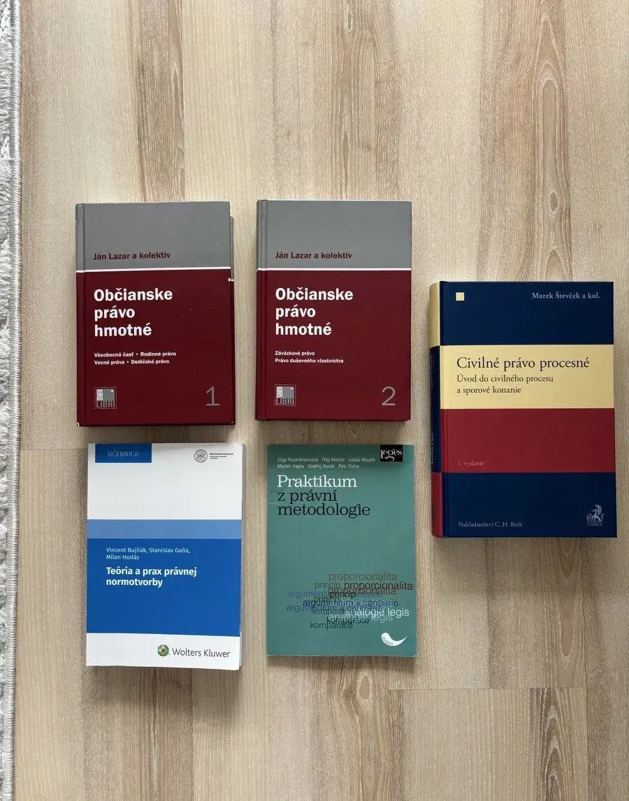 Knihy právnická fakulta U. Komenského