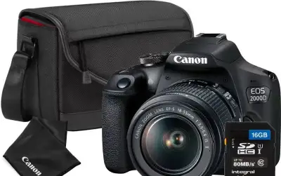 Canon EOS 2000D + EF-S 18-55 mm f/3,5-5,6 DC III