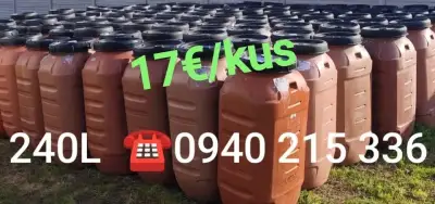 ✅Potravinárske 240l sudy na ovocný kvas✅