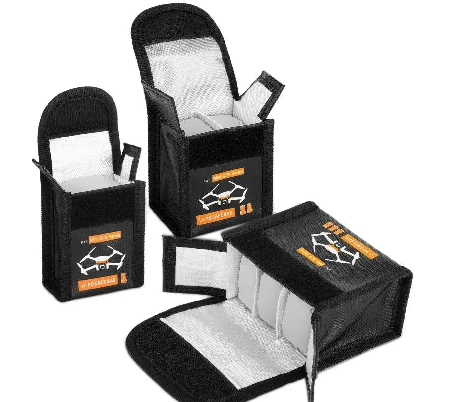 Ohňovzdorné puzdro na batérie pre DJI Mini 5/4/3, nove