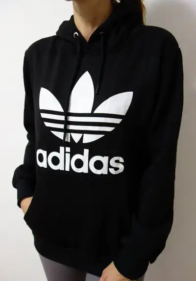 adidas mikina cierna tepla nov.a
