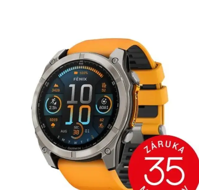 Garmin fenix 8 47mm amoled sapphire titánim