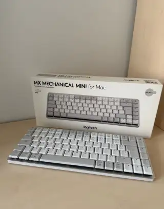 Logitech MX Mechanical Mini for Mac (Pale Grey, US INTL)