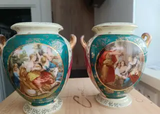 ZĽAVAStarožitné porcelánové vázy Victoria Czecho-Slovakia
