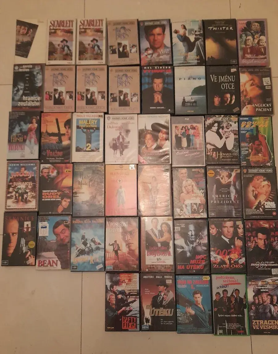 Originálne VHS videokazety