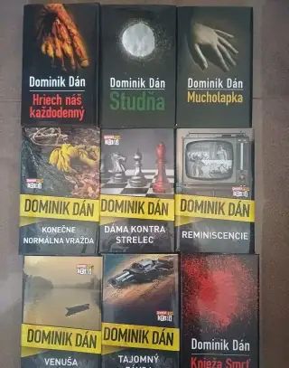 Veľká zbierka kníh – Dominik Dán, Grisham, Cook a iné