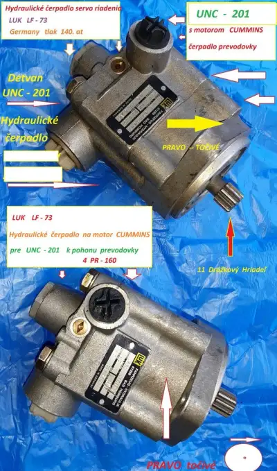 LUK LF 73 servo čerpadlo pre UNC 200 a iné stroje