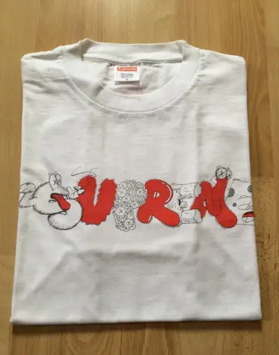 Supreme x OriginalFake KAWS 2011 tričko M