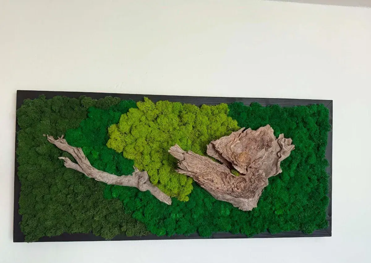 Machový obraz 49x109