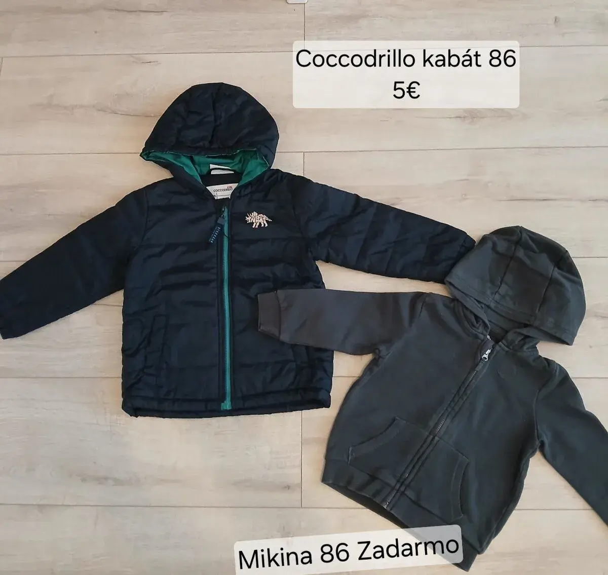 Coccodrillo prechodný kabát 86+ F&F mikina 86