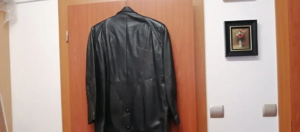 Dámsky kožený kabát