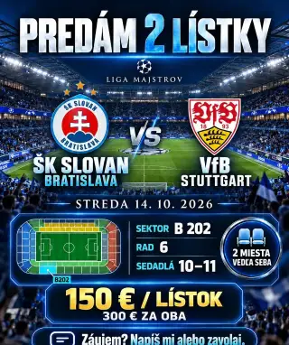 LM Slovan Štutgart 14.10.2026