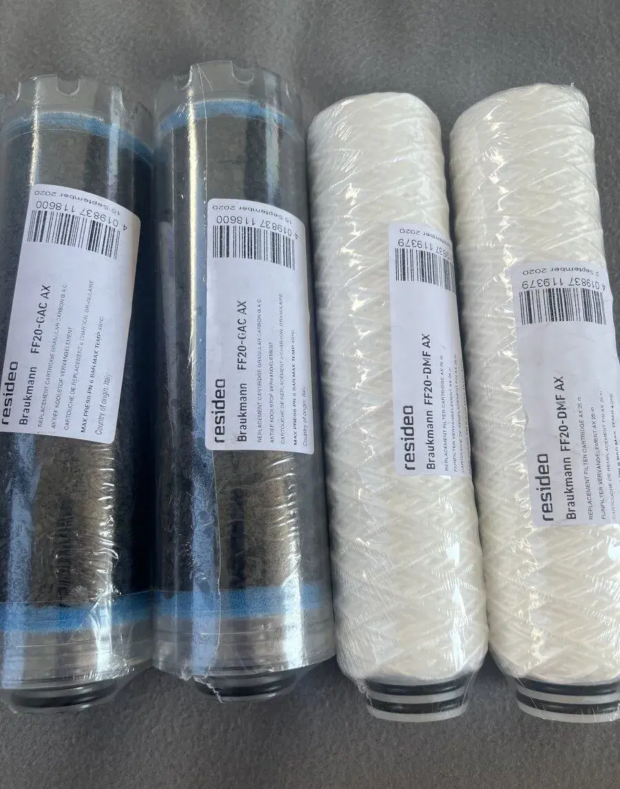 Filter uhlikovy FF20 a filter FF20 25µm.