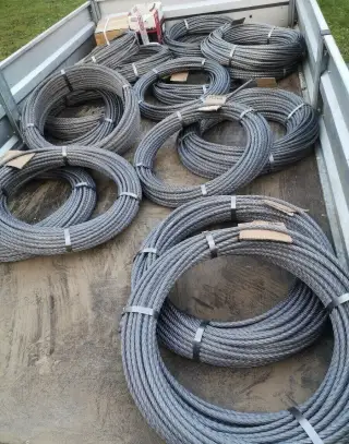 Nové kvalitné valcované lano 10mm