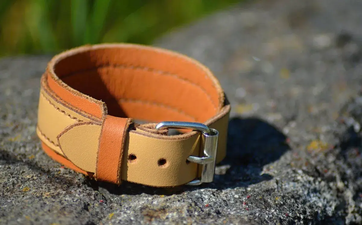 Kožený náramok 19-24cm