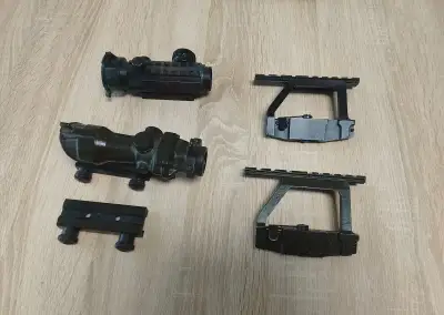 Airsoft optika , montáže