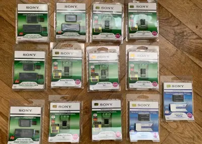 Pamäťové karty Sony Memory Stick Micro a adaptéry