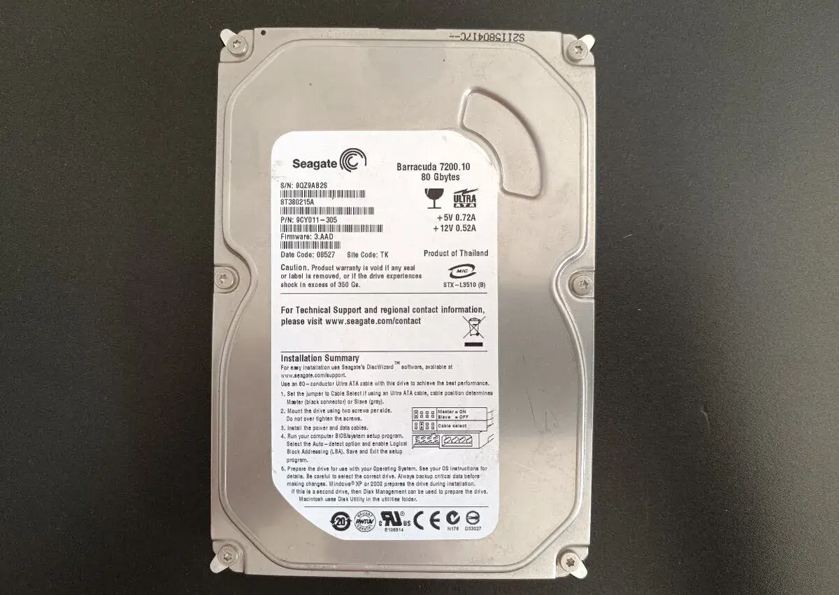 HDD do Xbox Classic