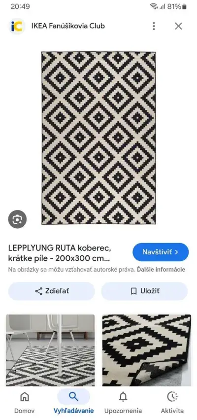Koberec Ikea