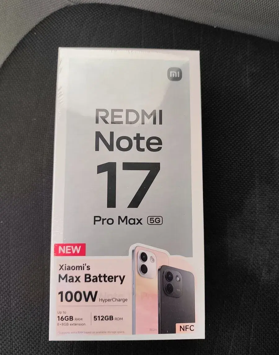 Xiaomi 17 pro Max, 512gb, 8+8 RAM, 100w