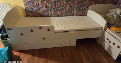 Rastúca rozťahovacia posteľ