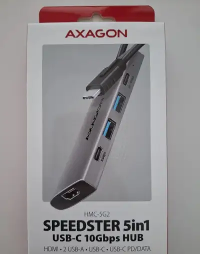 Axagon HMC-5G2 USB-C - uplne novy / neotovreny