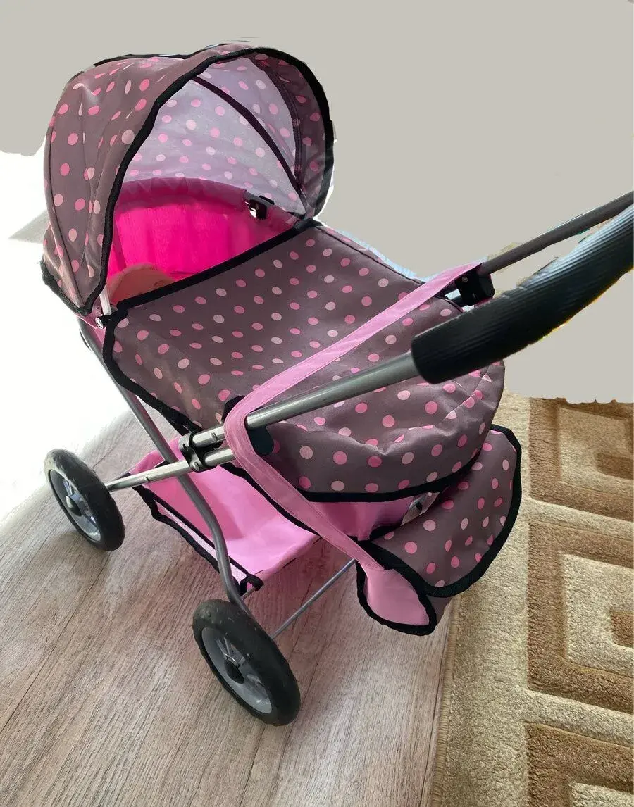 👧 Kočík pre bábiky + interaktívna bábika 💗