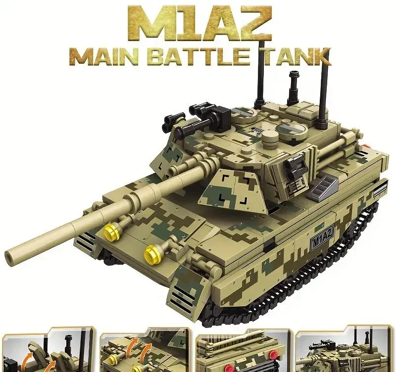 Tank M1A2 - 605 ks stavebnica