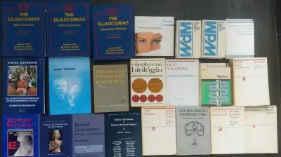 knihy z všeobecného a očného lekárstva (medicína)