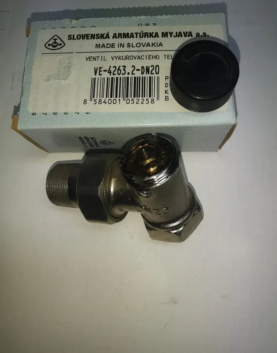 VE-4263 Ventil termostatický radiátorový rohový