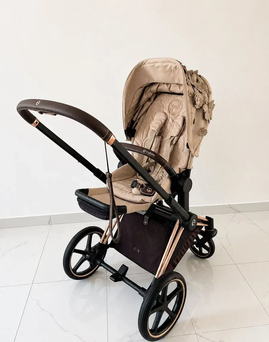 🌸 CYBEX PRIAM 4.0 ROSE GOLD – SIMPLY FLOWERS BEIGE | LUXUSN