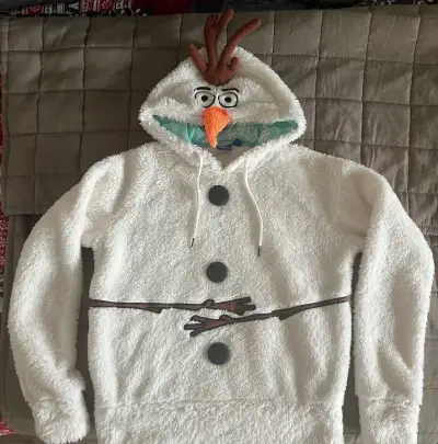 Disney biela damska mikina Frozen, velkost S