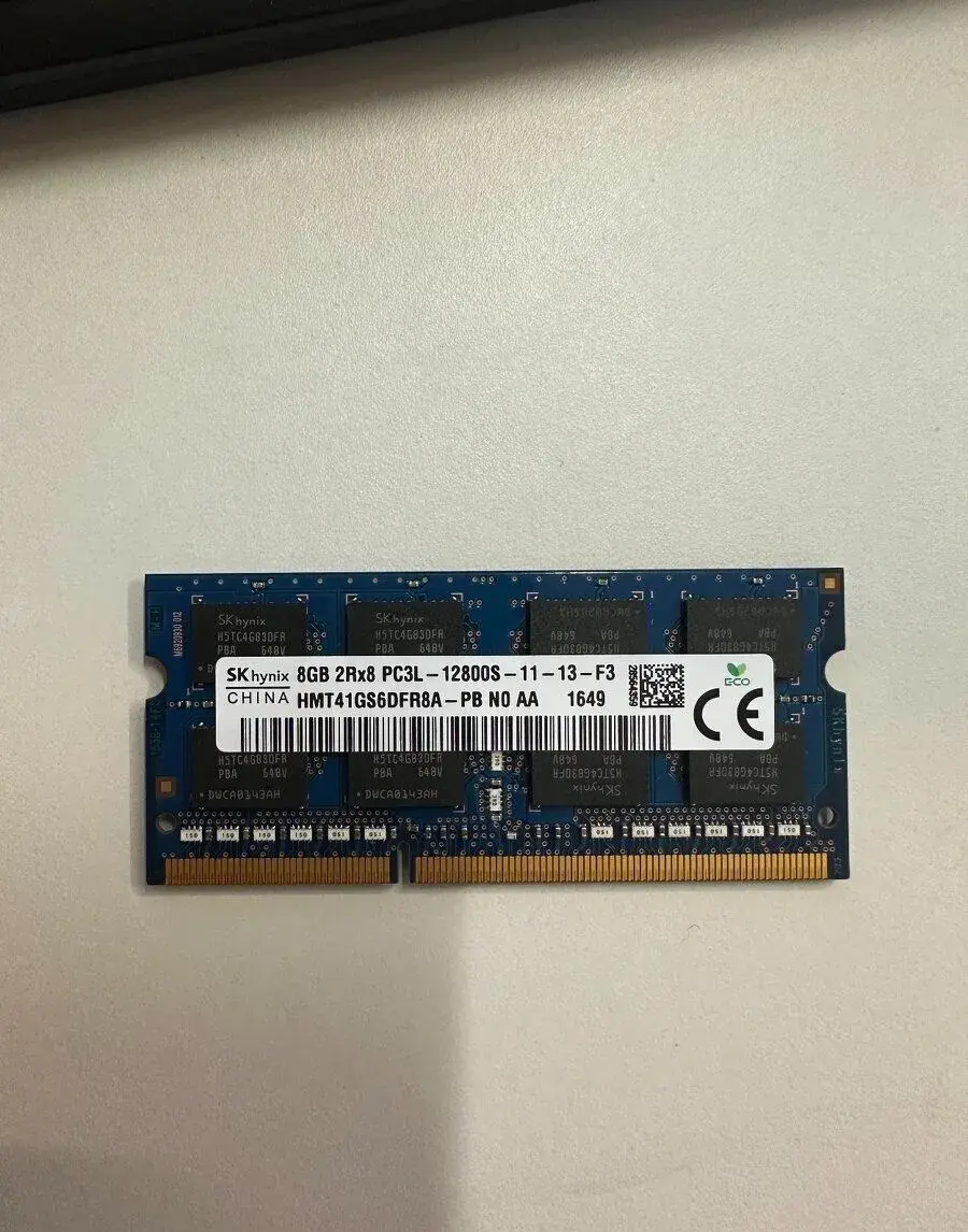 Hynix 8GB DDR3L RAM – HMT41GS6AFR8A-PB - SO-DIMM