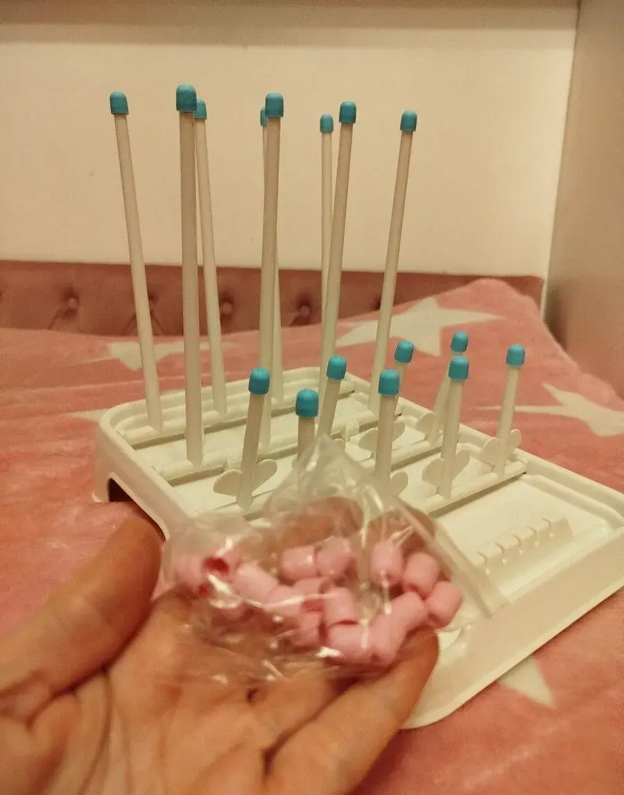 Sklopiteľný odkvapkávač na fľaše, cumlíky NOVÝ