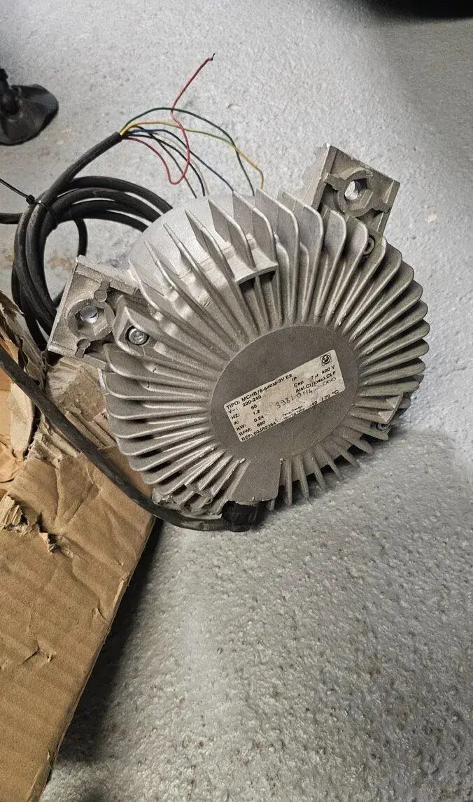 NOVÝ priemyselný motor ventilátora Soler & Palau MCHB/6-640M