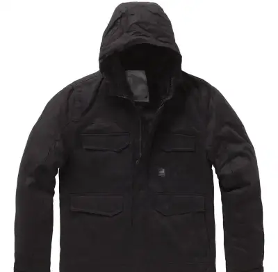 Vintage Industries Douglas Parka Black