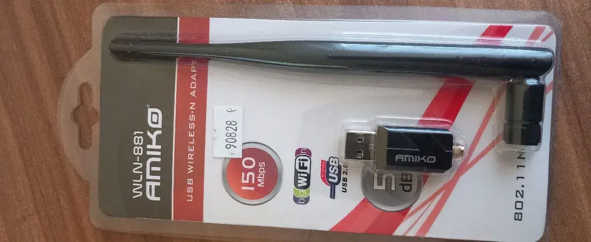 USB WiFi AMIKO WLN-881 s anténkou dlhou
