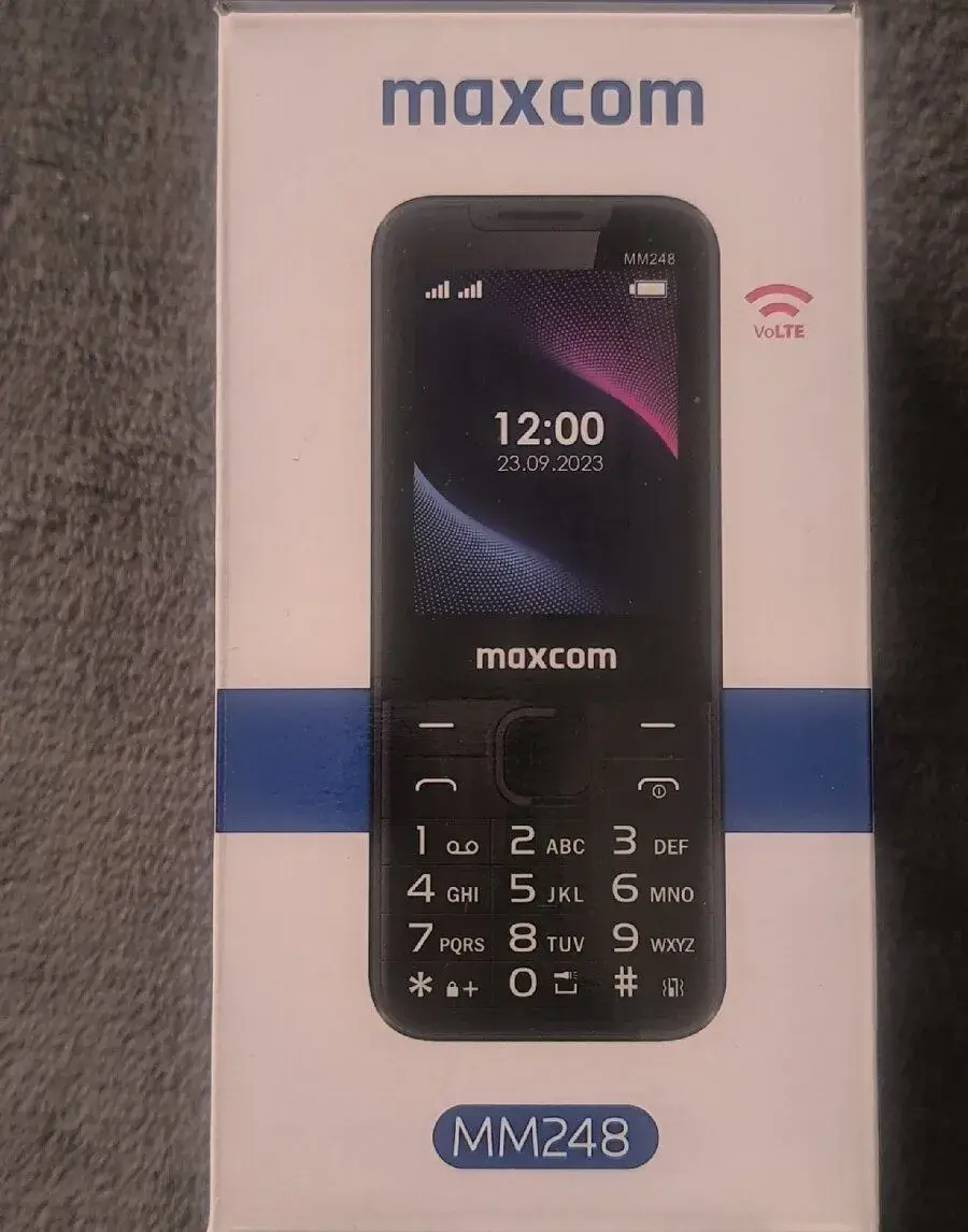 Mobilný telefón MaxCom Classic MM248 4G (M248) čierny
