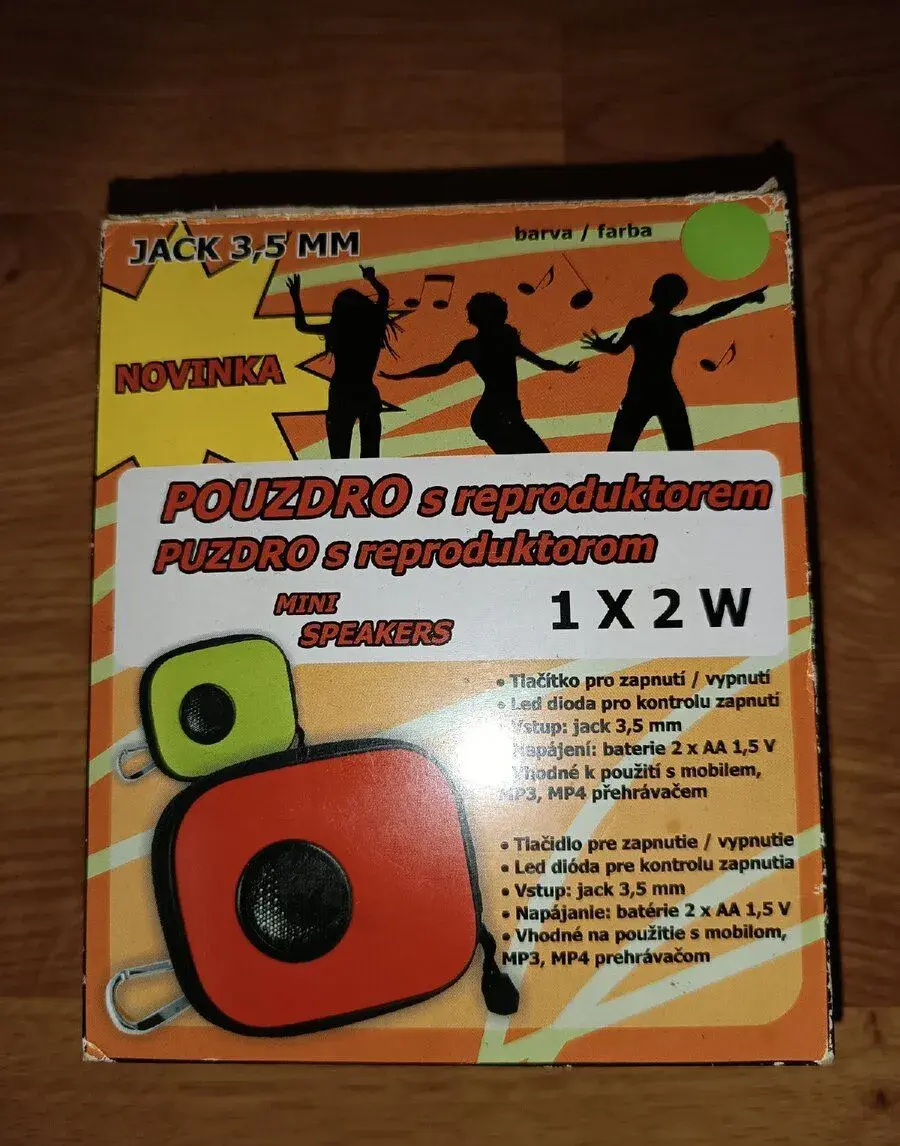 Púzdro s mini reproduktorom