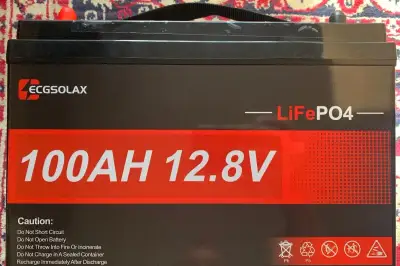 LiFePO4 BATÉRIA zn. ECGSOLAX 100 Ah 12,8 V