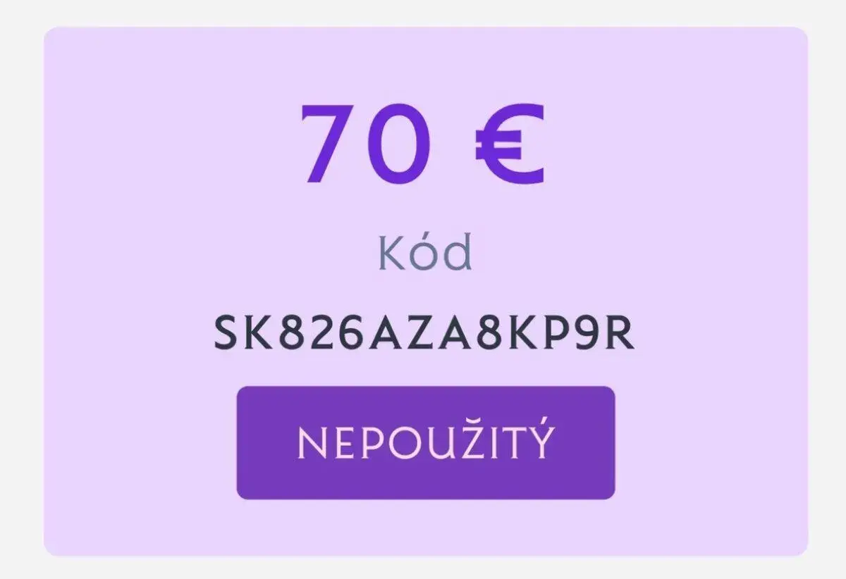 Darujem 70 eur poukaz Dajana Rodriguez
